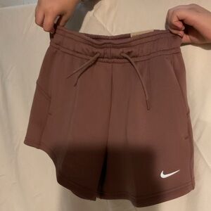 Nike Women's Athletic Shorts in Tan